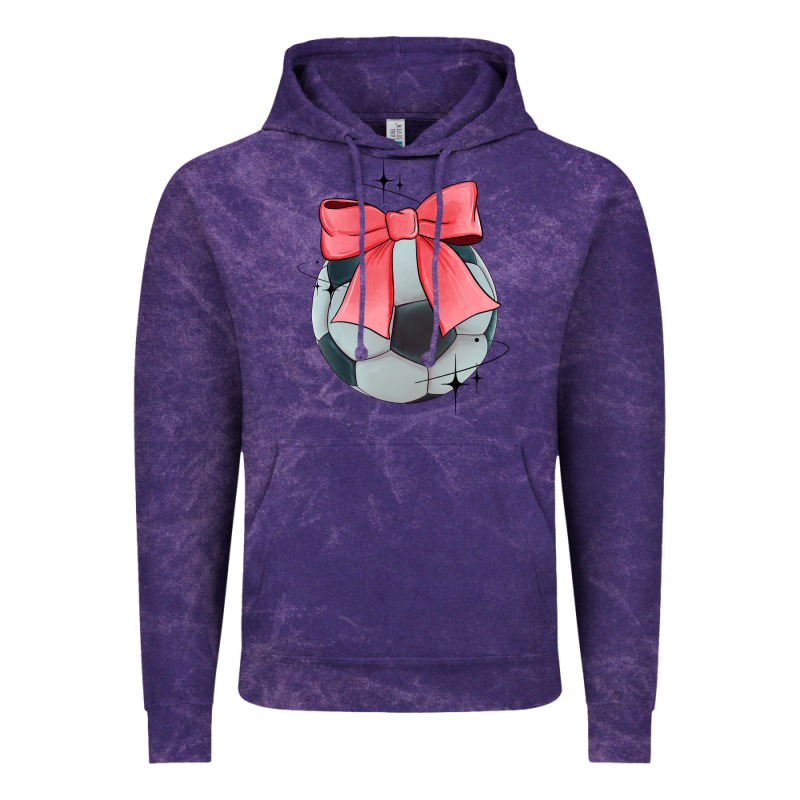 Coquette Soccer Bow Vintage Hoodie by JahusDesignShop | Teevron