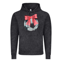 Vintage Black coquette soccer bow Vintage Hoodie - JahusDesignShop