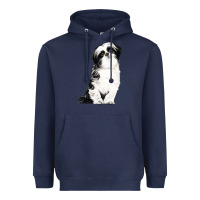 Navy shih tzu dog Heavyweight Hoodie - LillyAllenDesigns