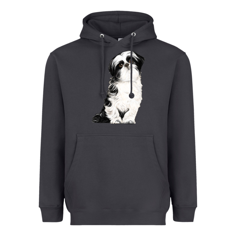 Shih Tzu Dog Heavyweight Hoodie by LillyAllenDesigns | Teevron