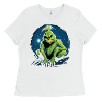 White Grinch Ladies Tee - Unal Design