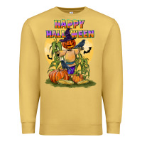 Antique Gold happy halloween Premium Sweatshirt - LillyAllenDesigns