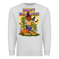 Dove Grey happy halloween Premium Sweatshirt - LillyAllenDesigns