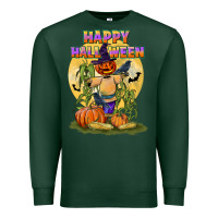 Sports Green happy halloween Premium Sweatshirt - LillyAllenDesigns