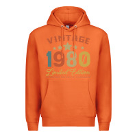 Carrot Vintage 1980 Clothes 40 Years Old Retro 40th Birthday Premium Hoodie - Bettercallsaul
