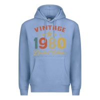 Colony Blue Vintage 1980 Clothes 40 Years Old Retro 40th Birthday Premium Hoodie - Bettercallsaul