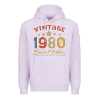 Vintage 1980 Clothes 40 Years Old Retro 40th Birthday Premium Hoodie | Teevron