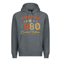 Rock Vintage 1980 Clothes 40 Years Old Retro 40th Birthday Premium Hoodie - Bettercallsaul