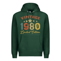 Sports Green Vintage 1980 Clothes 40 Years Old Retro 40th Birthday Premium Hoodie - Bettercallsaul