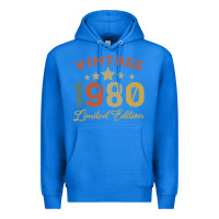 True Royal Vintage 1980 Clothes 40 Years Old Retro 40th Birthday Premium Hoodie - Bettercallsaul