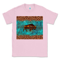 Bubblegum Pink bison leopard gemstone Classic Tee - Artiststas
