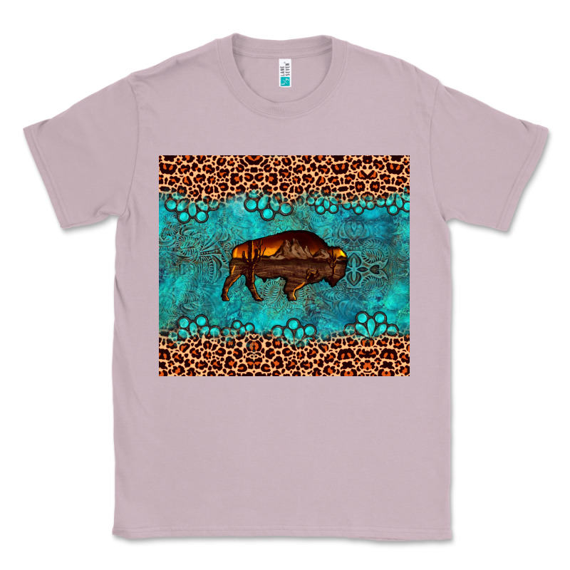 Bison Leopard Gemstone Classic Tee by Artiststas | Teevron