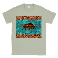 Matcha bison leopard gemstone Classic Tee - Artiststas