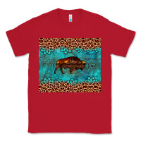 Red bison leopard gemstone Classic Tee - Artiststas