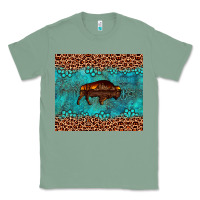 Sage bison leopard gemstone Classic Tee - Artiststas