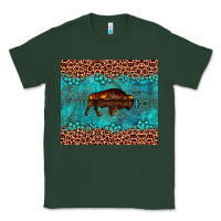 Sports Green bison leopard gemstone Classic Tee - Artiststas