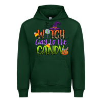 Forest Green witch way to the candy Urban Hoodie - CowGirlArtShop