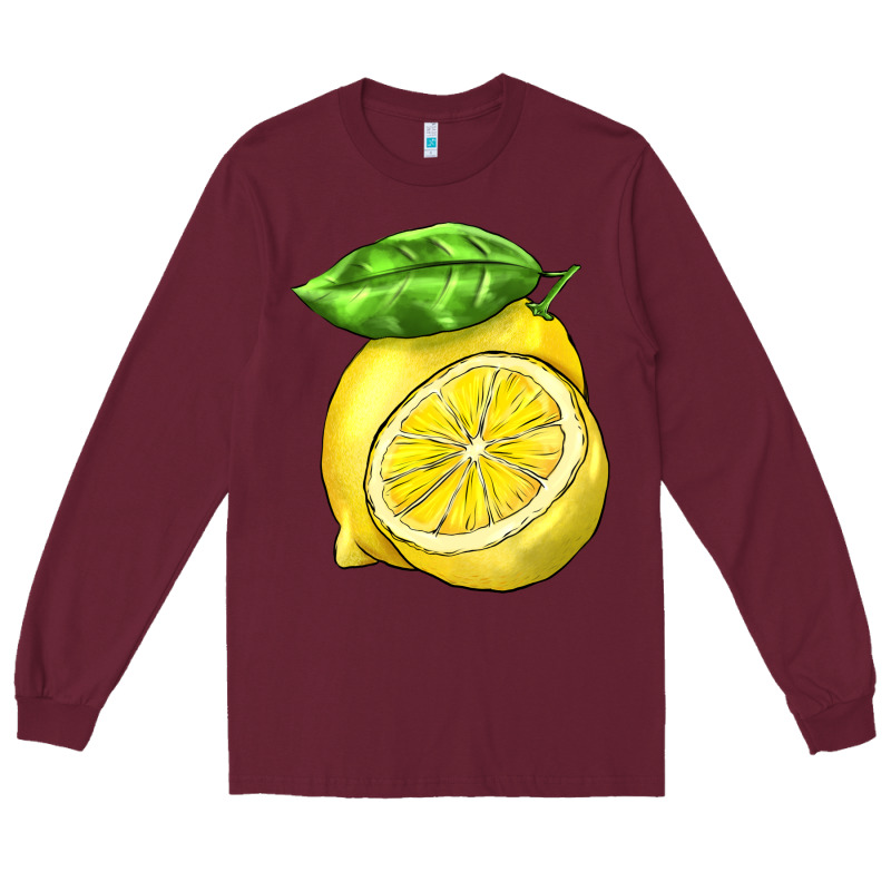 Lemon Long Sleeve Tee by BarkalooDesign | Teevron