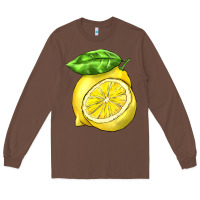 Chestnut lemon Long Sleeve Tee - BarkalooDesign