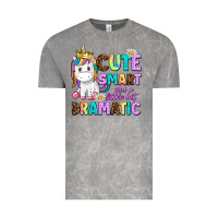 Cloud Rock cute smart and a little bit dramatic unicorn Vintage Tee - AdoDesignShop