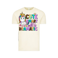 Vintage Arctic cute smart and a little bit dramatic unicorn Vintage Tee - AdoDesignShop
