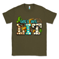 Army Green western lets get lit ado Classic Tee - AdoDesignShop