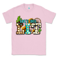 Bubblegum Pink western lets get lit ado Classic Tee - AdoDesignShop