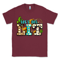 Burgundy western lets get lit ado Classic Tee - AdoDesignShop