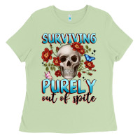 Matcha surviving purely out of spite Ladies Tee - JahusDesignShop