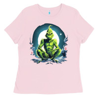 Bubblegum Pink Grinch Ladies Tee - Unal Design