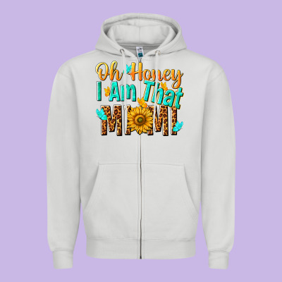 Oh Honey I Am That Mimi Nca Zipper Hoodie Designed By Nancycooperartshop