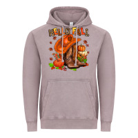 Vintage Zinc hello fall pumpkins  cowgirl  and roses Vintage Hoodie - AdoDesignShop