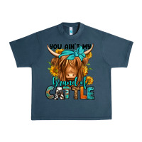 Midnight Navy you ain't my brand of cattle longhaired cow Urban Heavy Tee - Jasminsmagicworld