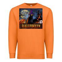 Carrot Black Cat Halloween Premium Sweatshirt - LillyAllenDesigns