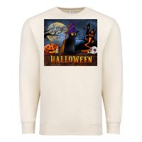 Sandshell Black Cat Halloween Premium Sweatshirt - LillyAllenDesigns