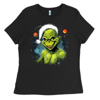 Black Grinch Ladies Tee - Unal Design