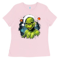 Bubblegum Pink Grinch Ladies Tee - Unal Design