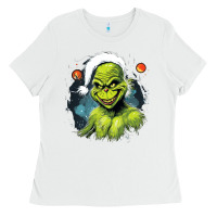 White Grinch Ladies Tee - Unal Design