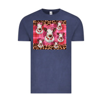 Vintage Denim calf valentines tumbler Vintage Tee - JahusDesignShop