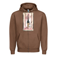 Chestnut hair stylist Zipper Hoodie - MaliasSmallBusiness