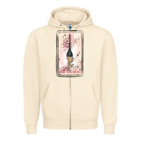 Sandshell hair stylist Zipper Hoodie - MaliasSmallBusiness
