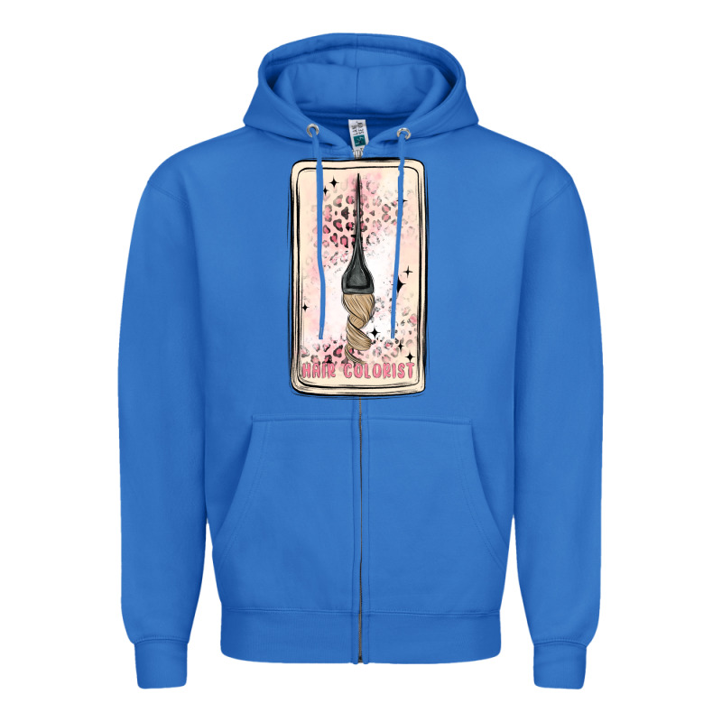 Hair Stylist Zipper Hoodie by MaliasSmallBusiness | Teevron