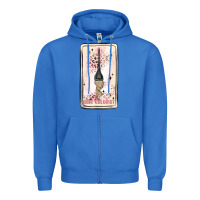 True Royal hair stylist Zipper Hoodie - MaliasSmallBusiness