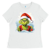 White Grinch Ladies Tee - Unal Design