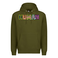 Army Green HUMAN Premium Hoodie - Bettercallsaul