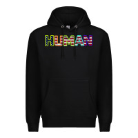 Black HUMAN Premium Hoodie - Bettercallsaul