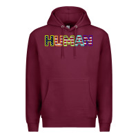 Burgundy HUMAN Premium Hoodie - Bettercallsaul