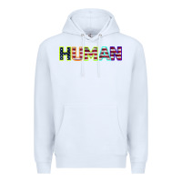 White HUMAN Premium Hoodie - Bettercallsaul