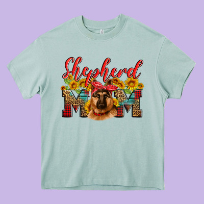 German Shepherd Mom Heavy Core Tee Designed By Artiststas