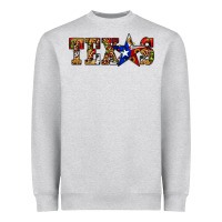 Heather Grey texas christmas Heavyweight Sweatshirt - JahusDesignShop